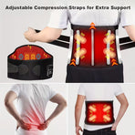 Heated Waist Massager Belt USB Rechargeable