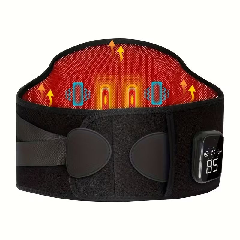 Heated Waist Massager Belt USB Rechargeable