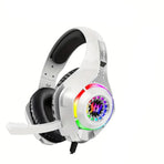 Gaming Headset with Mic & LED Lights
