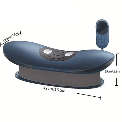 Electric Lumbar Massager with Heat & Vibration