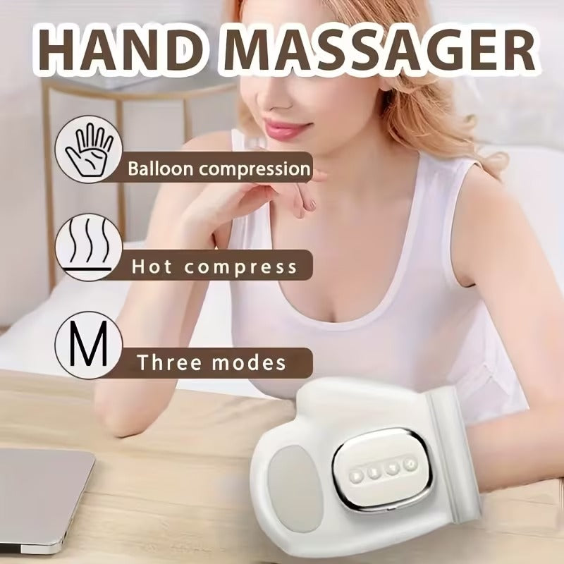NNETM Smart Hand Massager with Heat & Multiple Modes