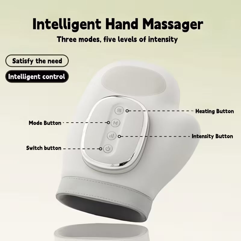 NNETM Smart Hand Massager with Heat & Multiple Modes