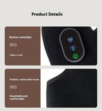 NNETM Wireless Heated Hand & Vibration Massager
