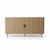 Florence 2 Door Buffet Sideboard Oak - Top-Down View