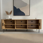 Florence 2 Door Entertainment Unit Oak