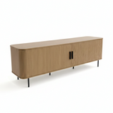 Florence 2 Door Entertainment Unit Oak