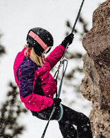 OutdoorMaster Kelvin Ski Helmet - with ASTM Certified Safety, 9 Options - for Men, Women & Youth-Black,Medium - Close-Up Angle