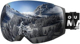 OutdoorMaster Ski Goggles PRO - Frameless, Interchangeable Lens 100% UV400 Protection Snow Goggles for Men & Women-01 VLT 10％-OM-2
