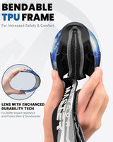 OutdoorMaster Ski Goggles with Cover Snowboard Snow Goggles OTG Anti-Fog -100% UV Protection-OM-18 - 45-Degree Angle