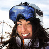 OutdoorMaster Ski Goggles with Cover Snowboard Snow Goggles OTG Anti-Fog -100% UV Protection-OM-18 - Low Angle
