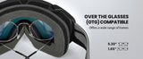OutdoorMaster Ski Goggles with Cover Snowboard Snow Goggles OTG Anti-Fog -100% UV Protection-OM-18 - Extra Image