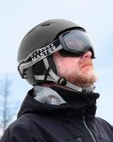 OutdoorMaster Kelvin II Ski Snow Sport Helmet | Adjustable Dial Fit Snowboard Helmet for Men Women & Youth,ASTM Certified,14 Vents-Matte Gray-M - Rear View