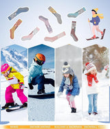 OutdoorMaster Merino Wool Ski Socks for Kids Boys & Girls Thermal Winter Warm Snowboarding Cold Weather-2 Pack,Small - Close-Up Angle