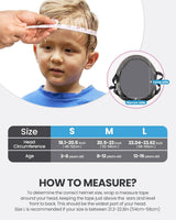 OutdoorMaster Youth & Kids Bike Helmet - Adjustable Multi-Sports Skateboard Helmet with Removable Liners for Balance Bike, Toddler Scooter, One Wheel Hoverboard-Blue-S - Close-Up Angle