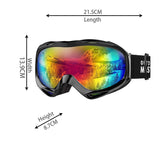 OutdoorMaster OTG Ski Goggles - Over Glasses Ski/Snowboard Goggles for Men, Women & Youth - 100% UV Protection-OM-5 - Front View