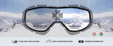 OutdoorMaster OTG Ski Goggles - Over Glasses Ski/Snowboard Goggles for Men, Women & Youth - 100% UV Protection-OM-5 - Extra Image