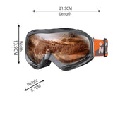 OutdoorMaster OTG Ski Goggles - Over Glasses Ski/Snowboard Goggles for Men, Women & Youth - 100% UV Protection-OM-5 - Front View