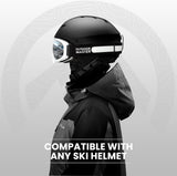 OutdoorMaster OTG Ski Goggles - Over Glasses Ski/Snowboard Goggles for Men, Women & Youth - 100% UV Protection--OM-5 - Rear View