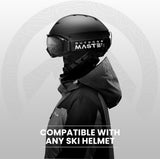 OutdoorMaster OTG Ski Goggles - Over Glasses Ski/Snowboard Goggles for Men, Women & Youth - 100% UV Protection-OM-5 - Rear View