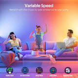 RGB LED Spot Lights with Remote - 20 Color Changing, Dimmable Indoor Accent Lamps - Side View