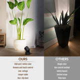 RGB LED Spot Lights with Remote - 20 Color Changing, Dimmable Indoor Accent Lamps - Top-Down View
