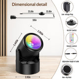 RGB LED Spot Lights with Remote - 20 Color Changing, Dimmable Indoor Accent Lamps - 45-Degree Angle