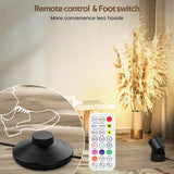 RGB LED Spot Lights with Remote - 20 Color Changing, Dimmable Indoor Accent Lamps - Close-Up Angle