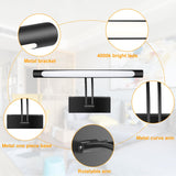 Hardwired Picture Light for Wall Black,14 inch Night Light LED Wall Sconces for Pictures,Dart Board Lights Wall Lights for Dartboard Mirror Frame Gallery - Top-Down View