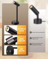 Picture Light for Wall, Battery Operated Art Light for Paintings CCT Dimmable Recharging Gallery Battery Wall Light with Remote Control for Living Room Gallery Dartboard Art Bathroom 2PCS - 45-Degree Angle