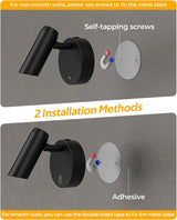 Spotlights Indoor, No-Glare Rechargeable Floor Can Light for Plants with Remote, Wireless Art Accent Spot Lights Uplight for Painting, Picture, Dartboard, Home, Corner Sofa Display 2PCS - Close-Up Angle