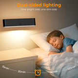 Battery Operated Wall Sconce Set of 2 Wireless Wall Lamp with Remote Control & Touch Control Rechargeable LED Wall Lights 3 Color Temperatures 360° Rotatable for Bedroom Living Room Black - Low Angle