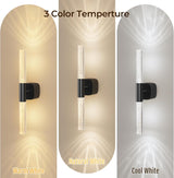 Battery Operated Wall Sconce Set of 2 Black Rechargeable Crystal Sconce Wall Decor Set of 2 with 12000mAh 16