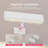 Wireless Vanity Lights for Mirror Set of 2-4000mAh Rechargeable Stick On Makeup Light with CCT Modes & Dimmable Brightness, Cordless Light for Mirror, Vanity, Bathroom, Renter Friendly - Close-Up Angle