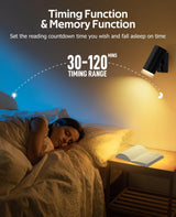 LED Wall Sconce, Wireless Battery Operated Wall Sconce with Rechargeable Battery Operated 12RGB and 3CCT Dimmable Magnetic Light, for Bedroom Bedside Reading Living Room Picture - Close-Up Angle