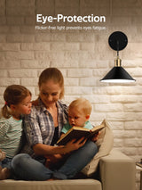 Battery Operated Wall Sconce, Wireless Wall Lights Set of 2, 13 RGB Colors Dimmable Battery Powered Wall Lamp with Remote Memory Function Auto Timer for Bedroom Living Room Hallway - Close-Up Angle