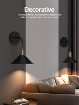 Battery Operated Wall Sconce, Wireless Wall Lights Set of 2, 13 RGB Colors Dimmable Battery Powered Wall Lamp with Remote Memory Function Auto Timer for Bedroom Living Room Hallway - Low Angle