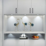 3D Printer LED Lamp Kit 2 Pack,3D Printed DIY Hardware Model Spare Parts 5V USB Powered,Wireless Puck Light Dimmable Touch Control,3 Color Warm (3000K) alanced Mixed (4000K) ol (6500K) - Top-Down View