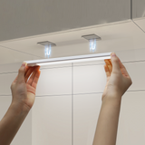 AIBOO Under Cabinet Lights, 4 Pack Rechargeable Motion Sensor Lights, 23.3 cm Magnetic LED Cupboard Lights, 3 Colour Temperatures, Dimmable USB-C Lights for Kitchen Wardrobe Stairs - Extra Image