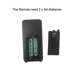 3 Lights LED Rechargeable Slim Cabinet Light, 2cm, Remote Control, Magnetic Mount - Front View