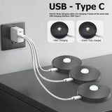 3 Lights LED Rechargeable Slim Cabinet Light, 2cm, Remote Control, Magnetic Mount - 45-Degree Angle