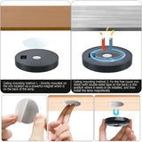 6 Lights LED Rechargeable Slim Cabinet Light, 2cm, Remote Control, Magnetic Mount - 45-Degree Angle