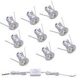 Mini LED Downlights for Ceiling 9 Pack,Cold White 6000K LED Recessed Ceiling Lights Spot Lights for Living Room Bedroom Kitchen Garden [Energy Class E]