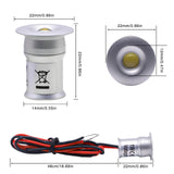 Mini LED Downlights for Ceiling 9 Pack,Cold White 6000K LED Recessed Ceiling Lights Spot Lights for Living Room Bedroom Kitchen Garden [Energy Class E] - Top-Down View