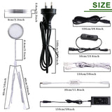 Linkable Under Cabinet LED Lighting 12V Dimmable Puck Lights with Wireless RF Remote Control, Hardwired & AU Wall Plug in for Furniture Cupboard Lighting(10 Lights, Natural White 4000K)