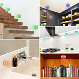USB Rechangeable RGBW LED Cabinet Light Puck Lights 16Colors Timmer Remote Control 6 Pack - Extra Image