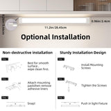 LED Under Cabinet Kitchen Lights for Motion Sensor Light,Dimmable 4000K Under Cupboard Light,Under Counter Light with Automatic Shut Off Timer (Natural White) [Energy Class E] - Side View