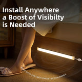 LED Under Cabinet Kitchen Lights for Motion Sensor Light,Dimmable 4000K Under Cupboard Light,Under Counter Light with Automatic Shut Off Timer (Natural White) [Energy Class E] - 45-Degree Angle