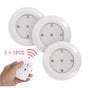 3 LED Light Set with Remote - Warm White for Cabinets & Displays