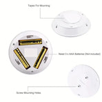 6 LED Light Set with Remote - Warm White for Cabinets & Displays, image 4