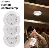 6 LED Light Set with Remote - Warm White for Cabinets & Displays - 45-Degree Angle